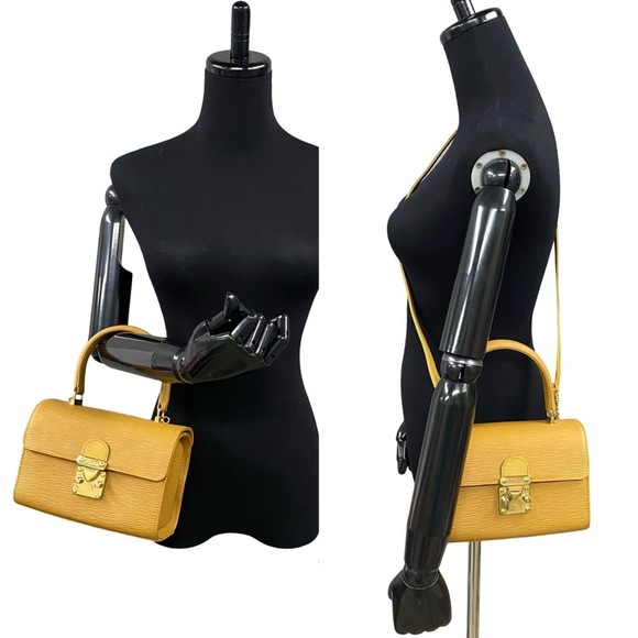 FENDI logo hardware, genuine Epi leather, 2-way handbag, mini tote bag, shoul... - Picture 2 of 9